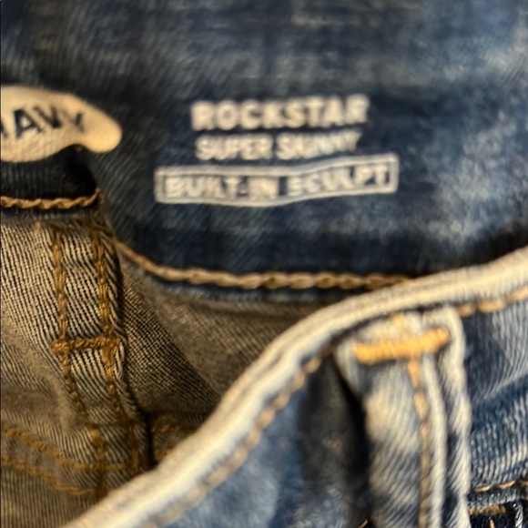 Old navy- rock star skinny -sculpt-Women's Blue Jeans NWT -Size 6 - Picture 2 of 3